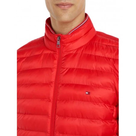 achat Doudoune légère Tommy Hilfiger Homme PACKABLE RECYCLED Rouge détails