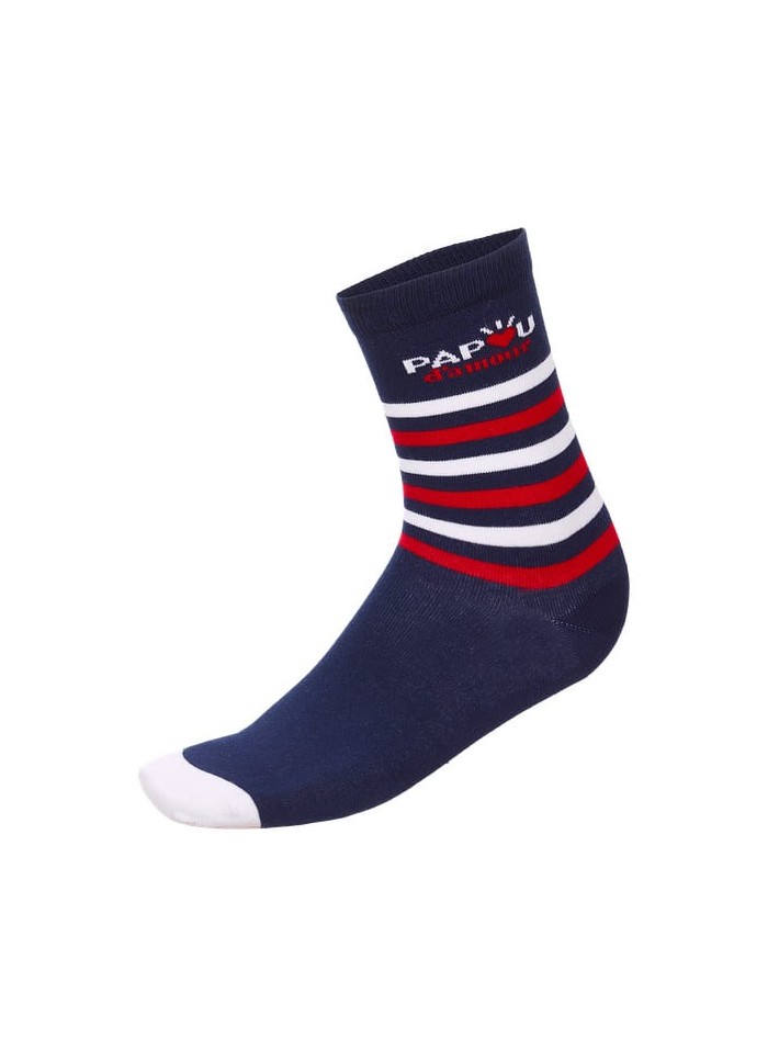 achat Paire de chaussettes x1 Monsieur T-shirt Homme Bleu face original cadeau papa