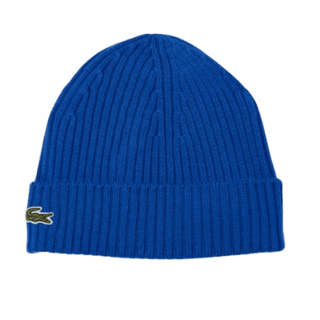 Bonnet LACOSTE adulte CORE ESSENTIALS bleu l Clickandsport