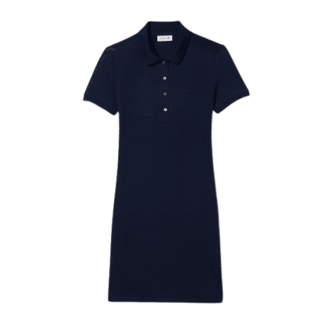 achat Robe polo LACOSTE STRETCH bleu face