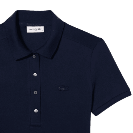 achat Robe polo LACOSTE STRETCH bleu détail