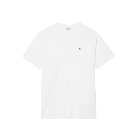 achat T-shirt LACOSTE homme CORE ESSENTIALS blanc face