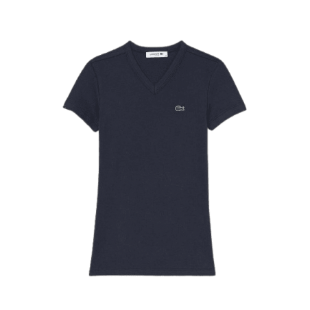 achatT-shirt LACOSTE femme CORE ESSENTIALS gris face