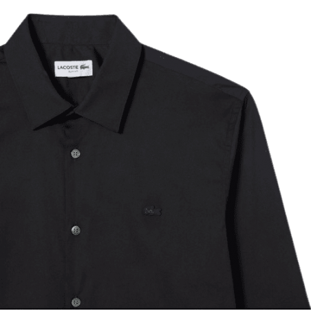 achat Chemise LACOSTE homme SLIM FIT noir logo