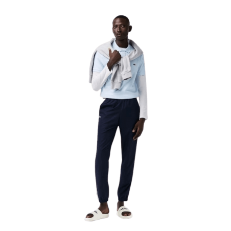 achat Survêtement LACOSTE homme TENNIS REGULAR FIT bleu porté