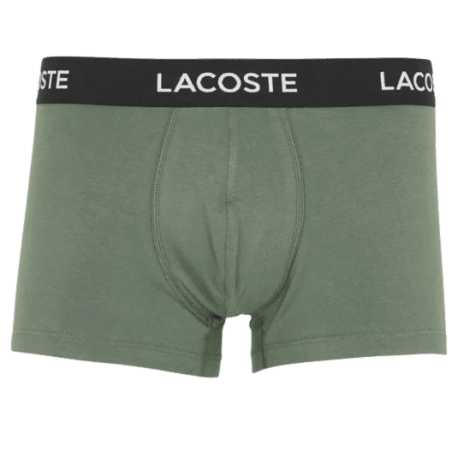 achat Lot de 3 boxers LACOSTE homme COURT tricolore face