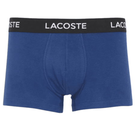 achat Lot de 3 boxers LACOSTE homme COURT tricolore détail