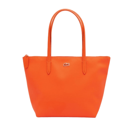 achat Sac LACOSTE femme cabas orange face