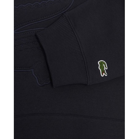 achat Sweat à capuche LACOSTE homme CROC bleu logo