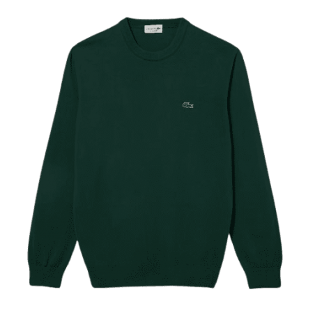 achat Pull LACOSTE homme CREW NECK vert face