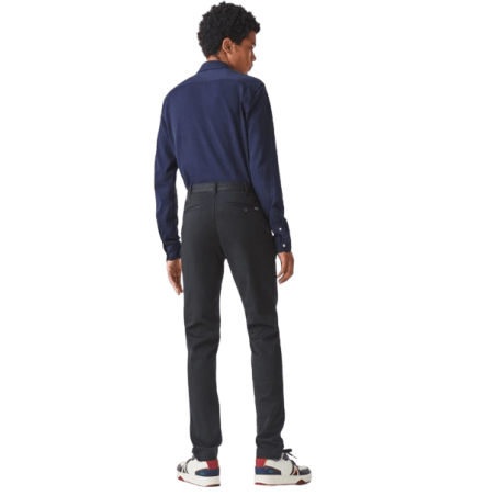 achat Pantalon LACOSTE homme CHINO SLIM FIT bleu dos