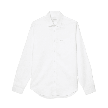 achat Chemise LACOSTE homme REGULAR FIT PREMIUM blanc face