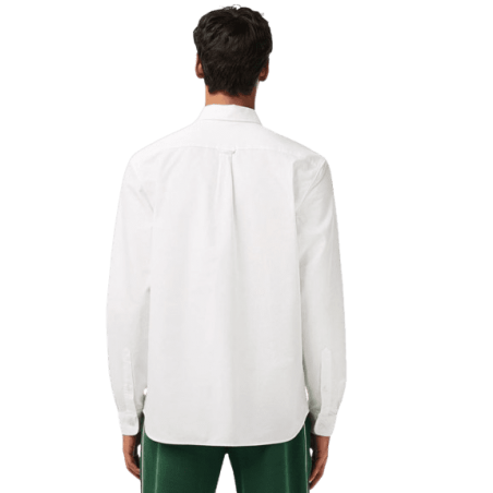 achat Chemise LACOSTE homme REGULAR FIT OXFORD blanc dos