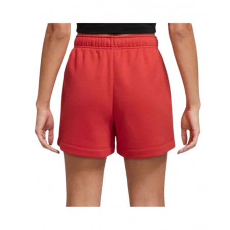 achat Short Nike Femme CLUB Fleece Rouge dos