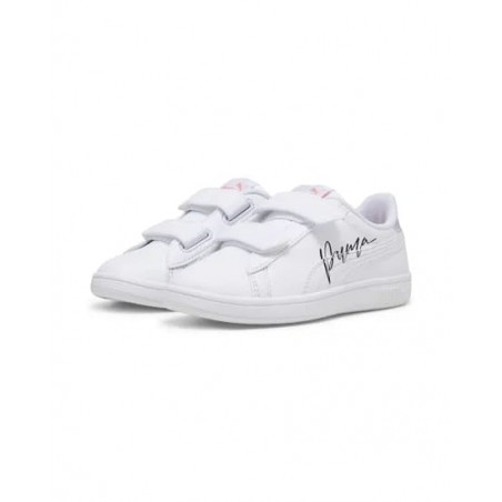 achat Chaussures à scratch Puma Enfant SMASH 3 L C WINGS Blanc face