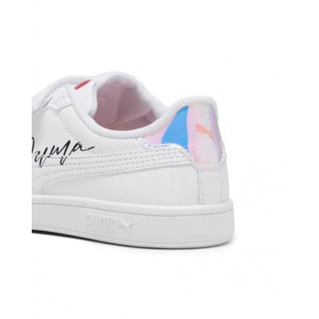 achat Chaussures à scratch Puma Enfant SMASH 3 L C WINGS Blanc dos