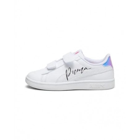 achat Chaussures à scratch Puma Enfant SMASH 3 L C WINGS Blanc profil