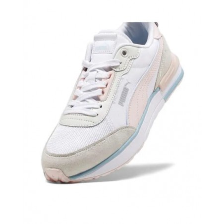 achat Chaussures Puma Femme R22 Rose devant