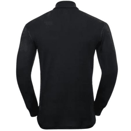 achat Haut à manches longues ODLO homme ZIP WARM noir dos