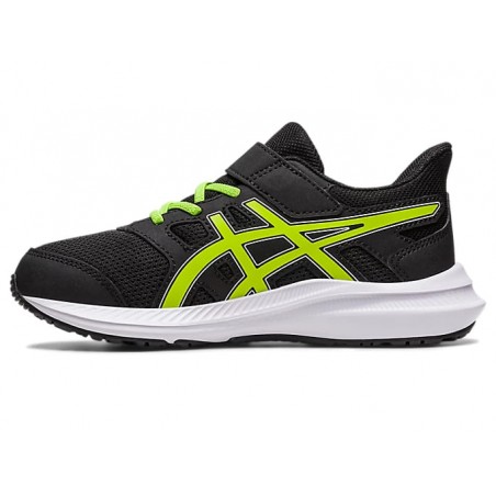 achat Chaussures de sport ASICS Enfant JOLT 4 PS Noir et Jaune profil