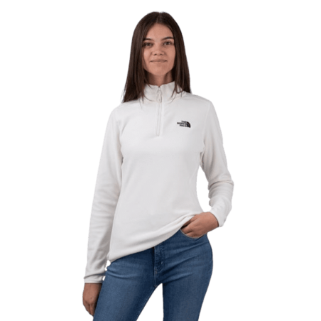 achat Polaire THE NORTH FACE femme 100 GLACIER blanc face