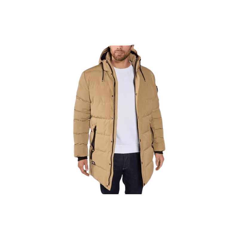 achat Doudoune REDSKINS homme LAYERCAKE beige face