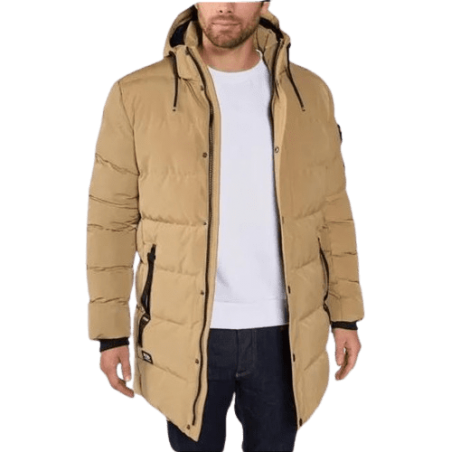 achat Doudoune REDSKINS homme LAYERCAKE beige face