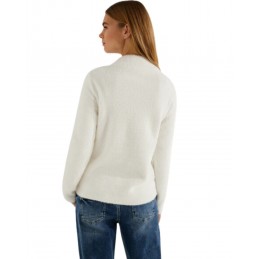 achat Pull doux Cecil Femme COSY NORWEY JACQUARD Blanc dos