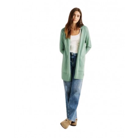 achat Gilet à poches Cecil Femme NOS LONG COSY Vert tenue look