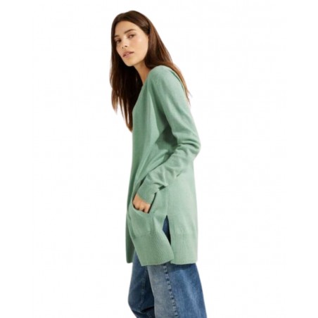 achat Gilet à poches Cecil Femme NOS LONG COSY Vert coté