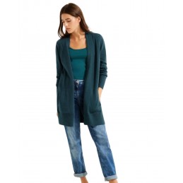 achat Gilet à poches Cecil Femme NOS LONG COSY Bleu tenue look