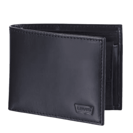 achat Portefeuilles LEVIS HUNTE COIN BIFOLD BATWIN noir face