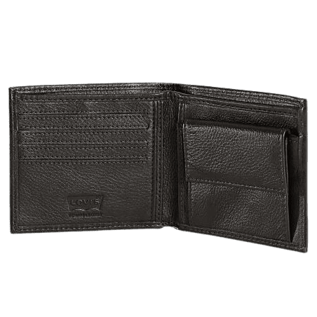 achat Portefeuilles LEVIS BIFOLD noir intérieur