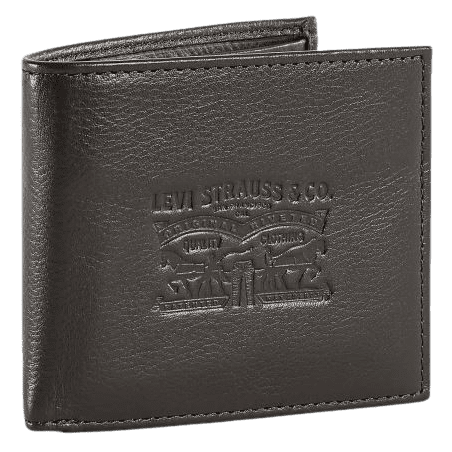 achat Portefeuilles LEVIS BIFOLD noir face