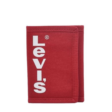 achat Portefeuilles LEVIS TRIFOLD rouge face