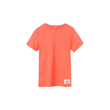 Achat t-shirt Name-it Enfant NKMVINCENT orange corail face