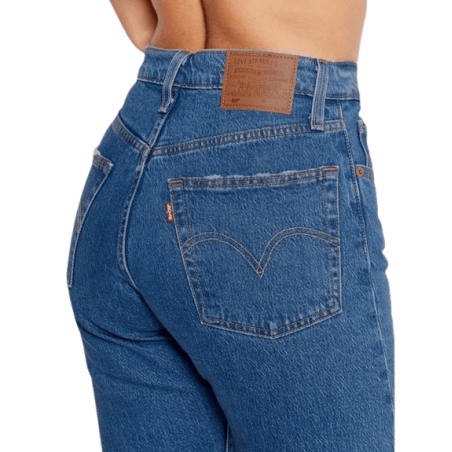 achat Jean LEVIS femme CROP bleu détail