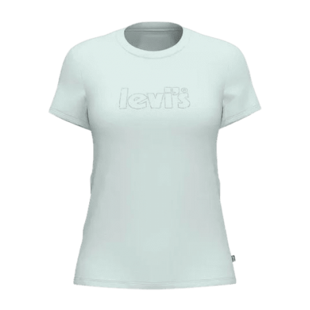 achat T-shirt LEVIS femmeTHE PERFECT bleu face