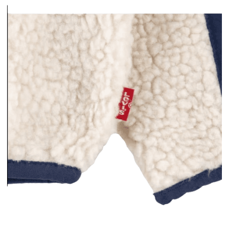 achat Gilet Cardigan LEVIS Enfant COLOR BLOCK SHERPA Beige détail