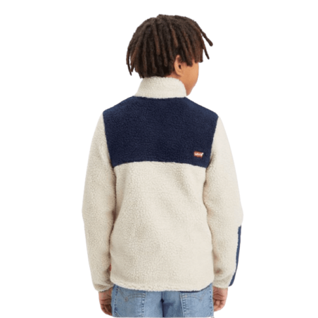 achat Gilet Cardigan LEVIS Enfant COLOR BLOCK SHERPA Beige dos