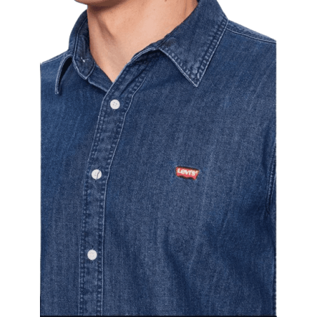 achat Chemise en jean LEVIS homme BATTERY bleu logo