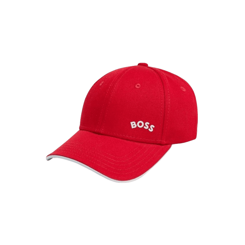 achat Casquette BOSS homme BOLD-CURVED rouge face