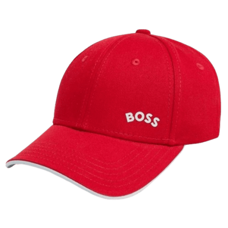 achat Casquette BOSS homme BOLD-CURVED rouge face