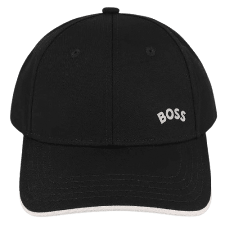 achat Casquette BOSS homme BOLD-CURVED noir face