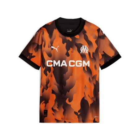 achat Maillot OM Third 2023/2024 Adulte Orange face