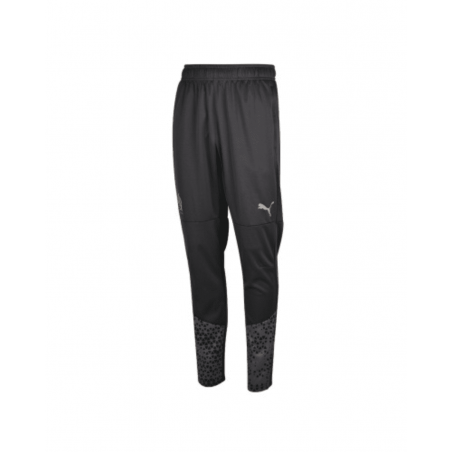 achat Pantalon training OM Puma Enfant Noir/or profil