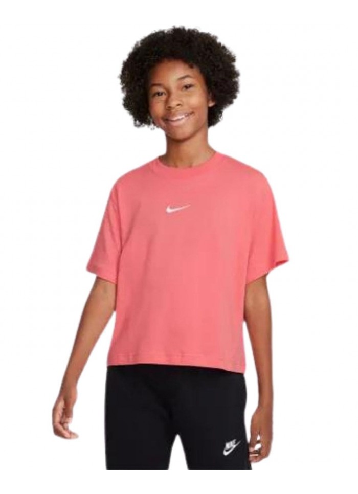 achat T-shirt Nike Enfant ESSENTIALS BOXY Rose face