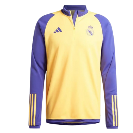 Achat haut d'entraînement Adidas homme Real Madrid jaune / violet