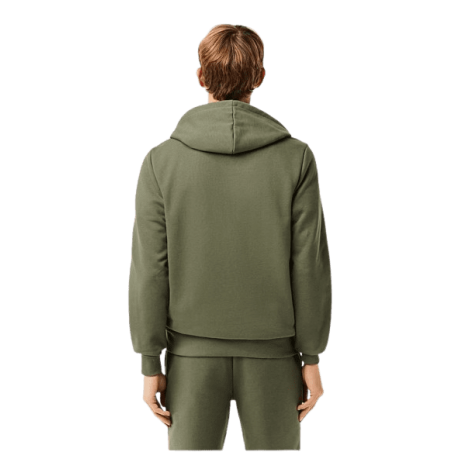 achat Veste LACOSTE homme JOGGER ZIPPÉ kaki dos