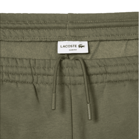 achat Survêtement LACOSTE homme JOGGER SLIM FIT kaki détail